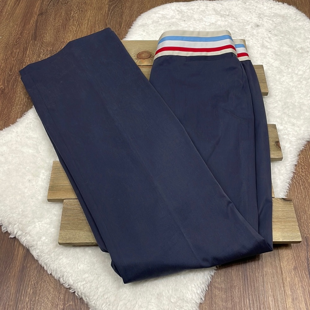 SOLD Escada Sport NWT Navy Straight Leg Pants